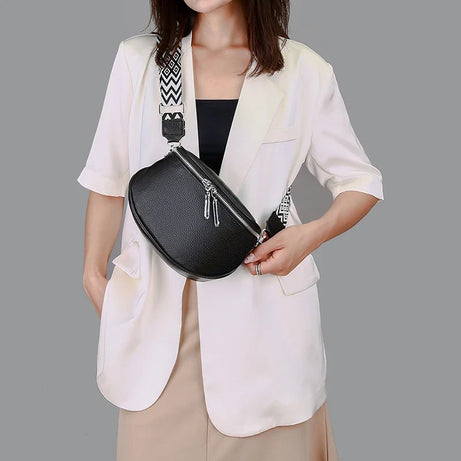 Sac à main banane cuir femme