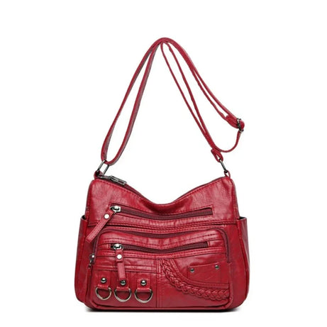 Besace en Cuir Femme Vintage
