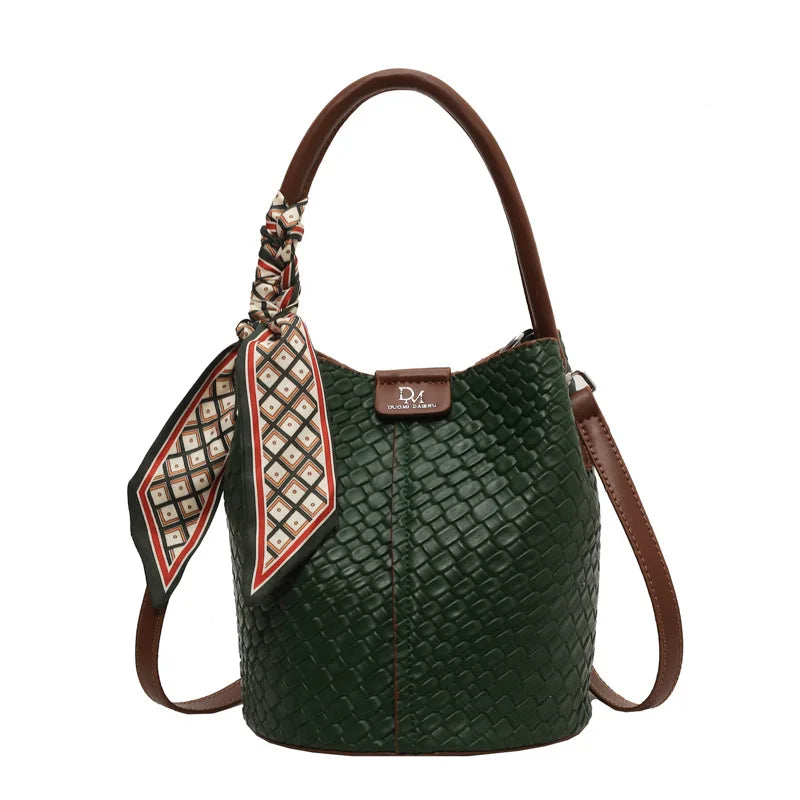Sac Femme Seau Original Effet Écailles