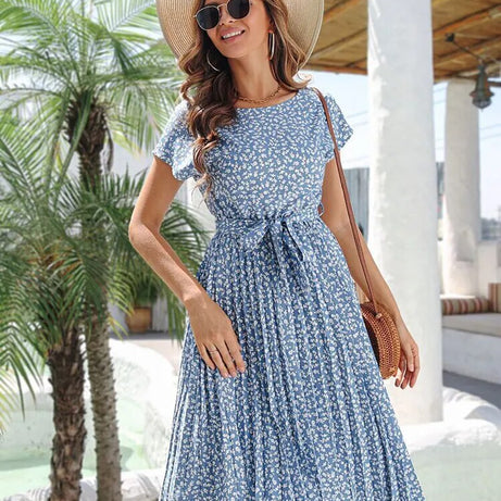 Elegantes Sommer-Bohemian-Kleid mit hoher Taille für Damen Kality