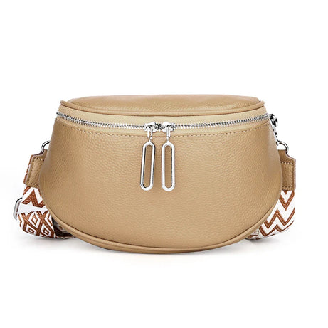 Sac à main banane cuir femme