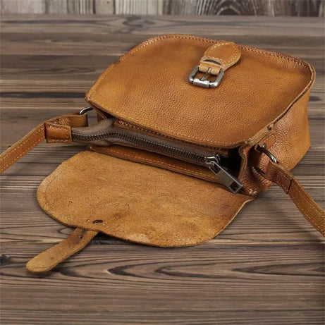 Sac Besace Cuir Femme Vintage
