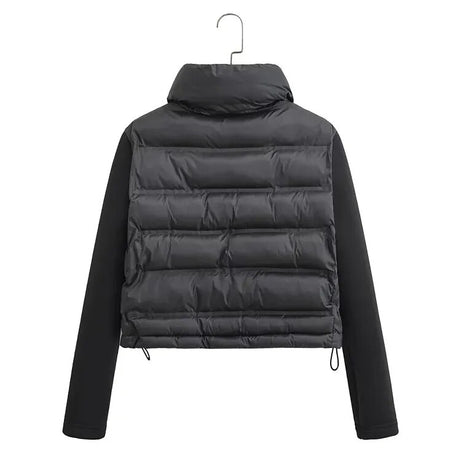 Veste à patte zippée à manches longues pour femmes