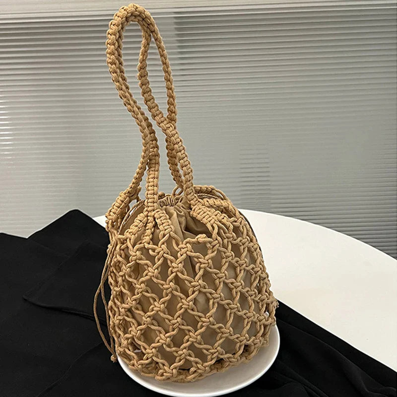 Sac Femme Seau Design de Filet
