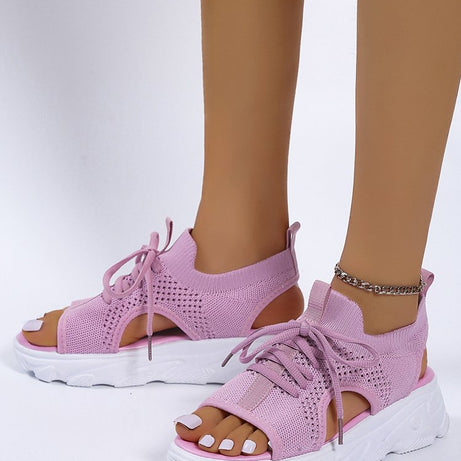Sandales d'Été en Maille pour Femme - Gladiateur
