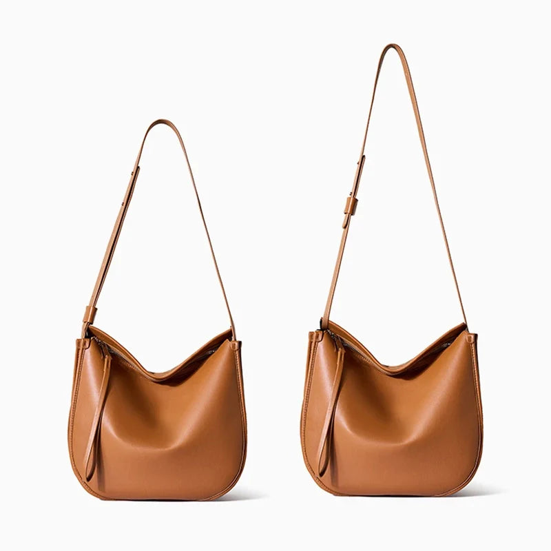 Sac à main cuir marron bandoulière