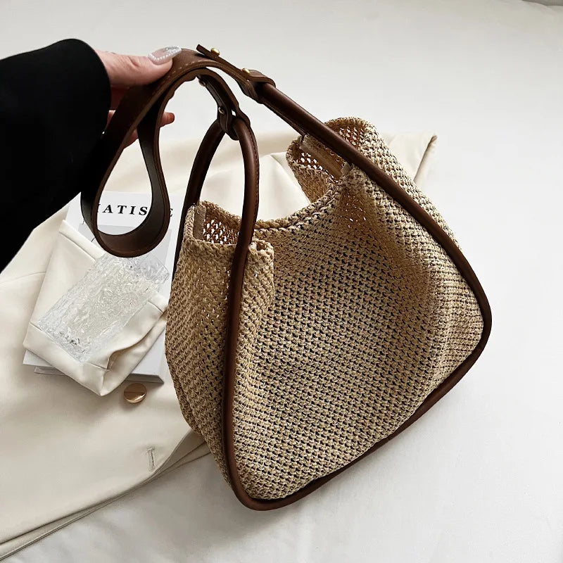 Sac Fourre Tout en Paille