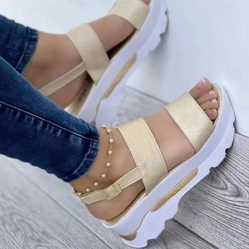 Sandales À Talons Décontractée pour femmes - Mujer