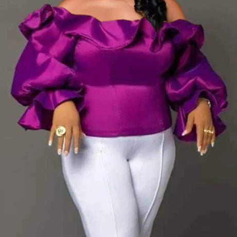 Chemisier à Volants pour Femme Shappo