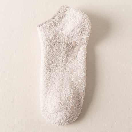 Chaussettes femme antidérapantes moelleuses
