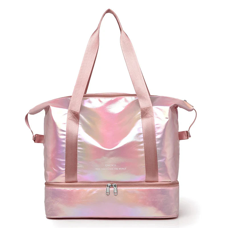 Sac à main avion toile multi poche coloré
