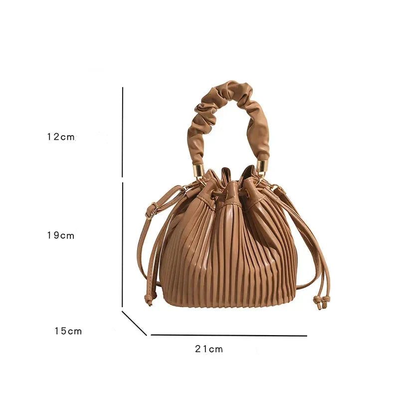 Sac Femme Bourse Bleu et Souple