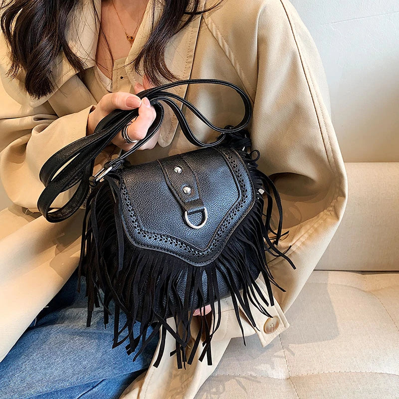 Sac Besace à Franges