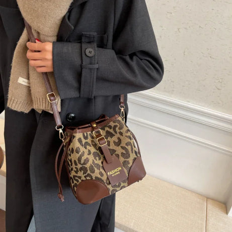 Sac à Main Fourre Tout à Motif Léopard