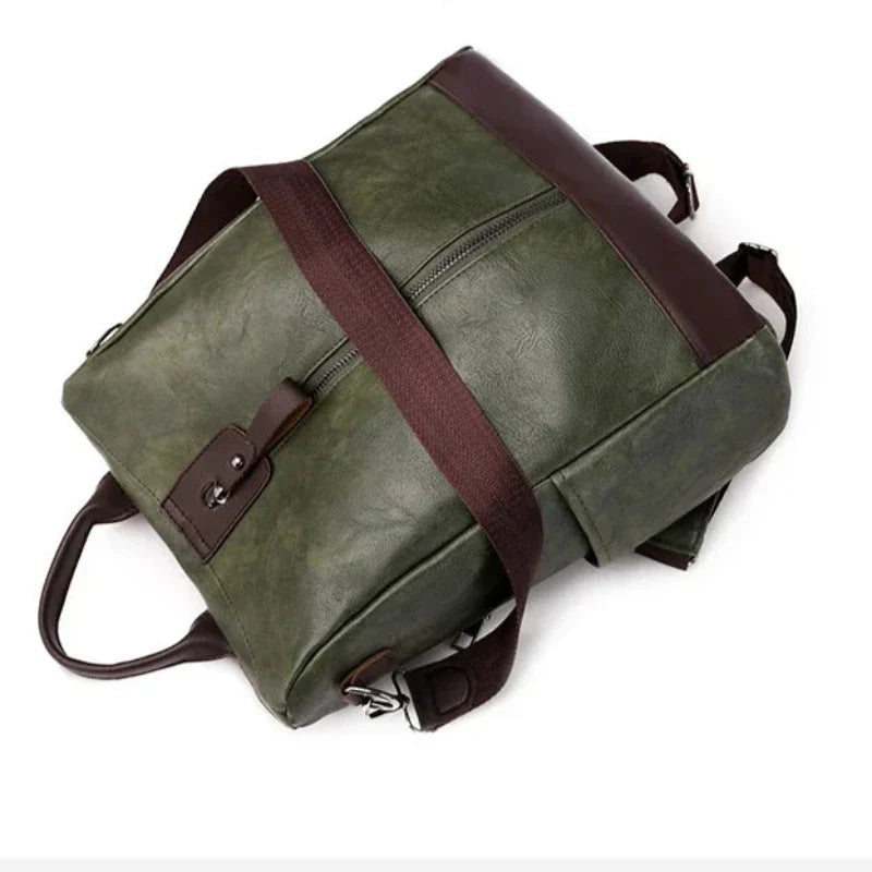 Sac à Main et à Dos Femme Élégant Kaki