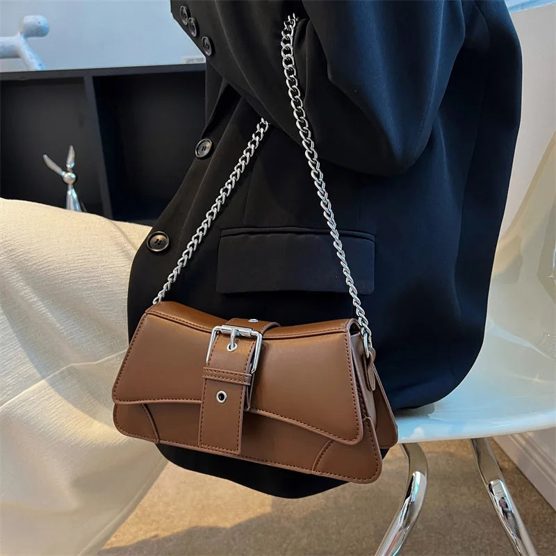 Sac à main rectangulaire à chaîne
