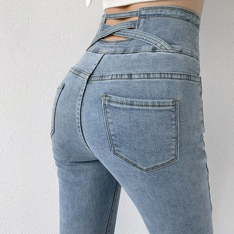 Jean crayon Vintage pour femmes Zocker