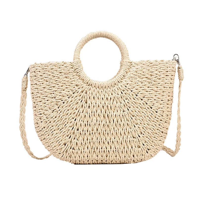 Sac à main paille bandoulière