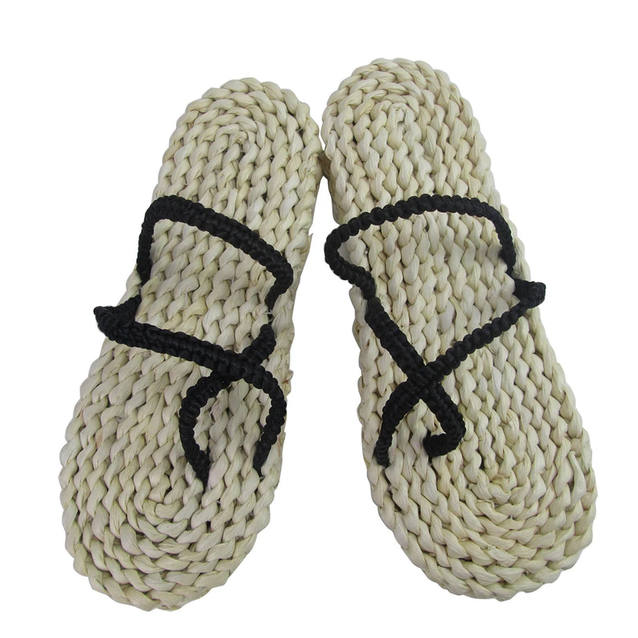 Brdwn Luffy Cosplay shoes straw sandals Slippers