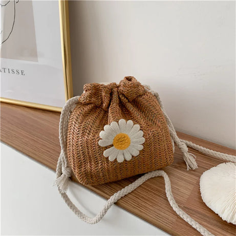 Sac Femme Bourse avec Pâquerette
