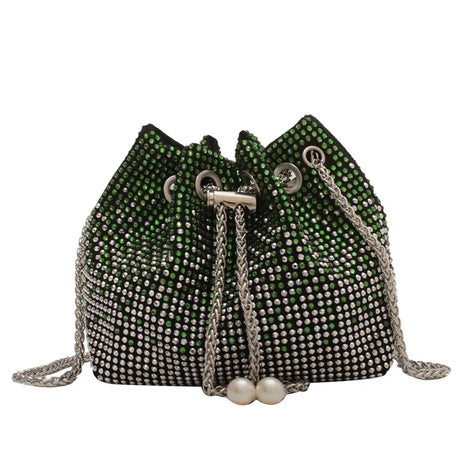 Sac Femme Bourse Souple à Strass