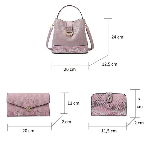 Sac à Main Femme avec Portefeuille Assorti