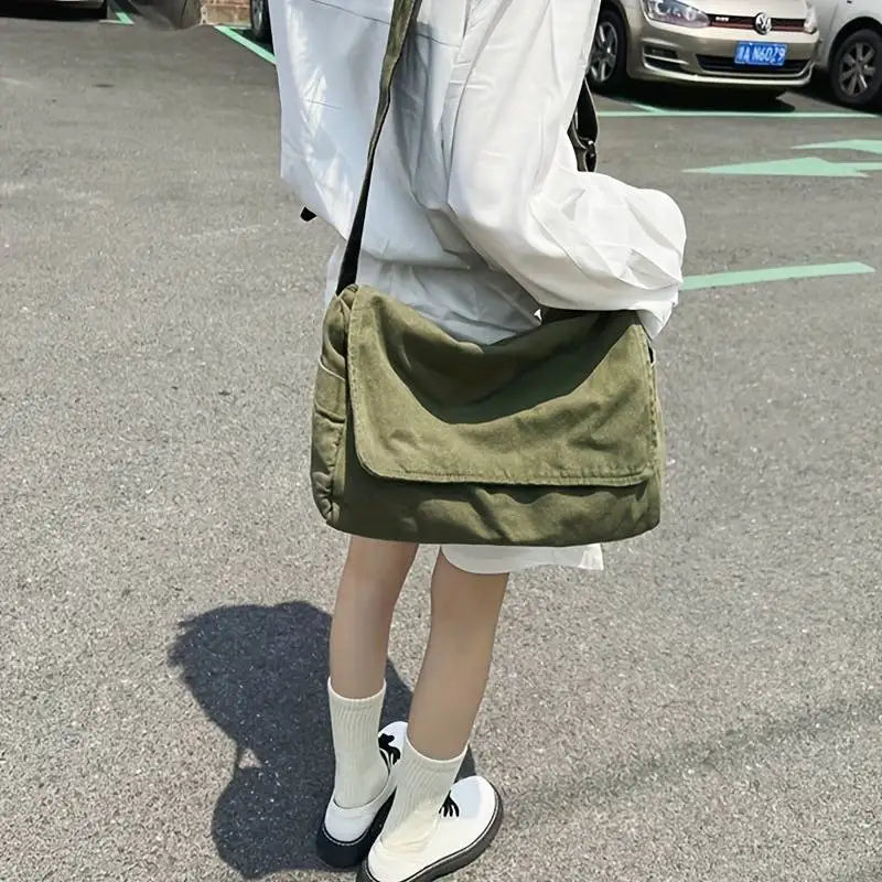 Sac à main besace en toile