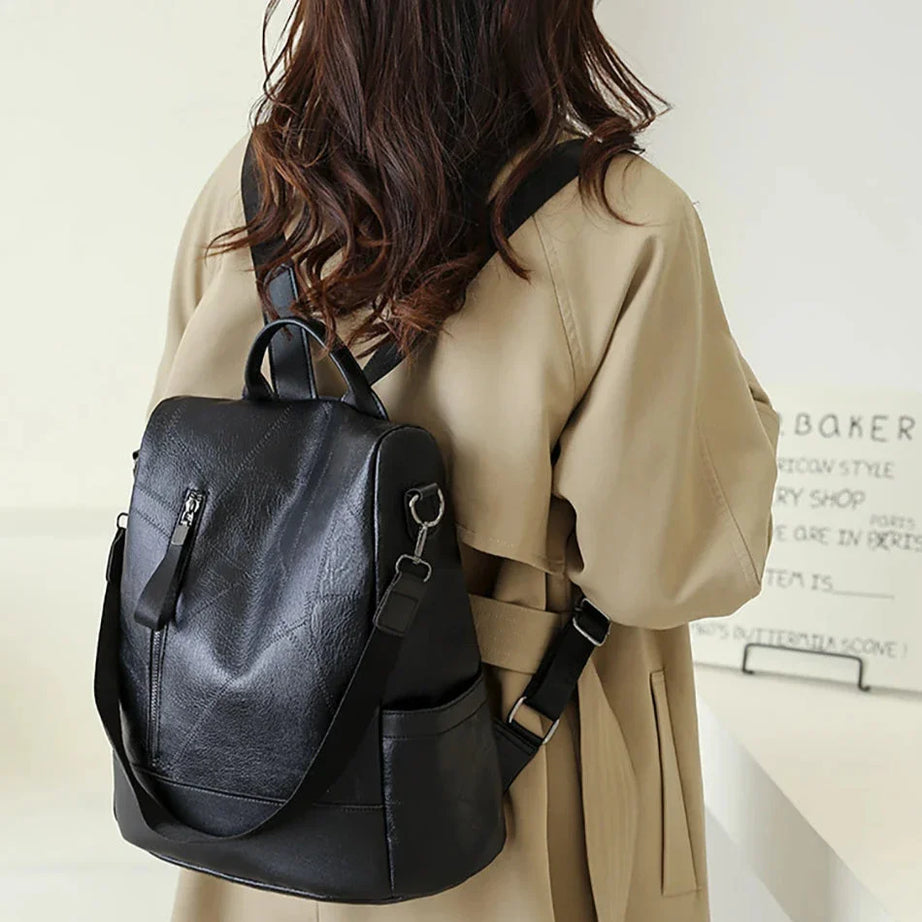 Sac à dos et à main femme cuir souple