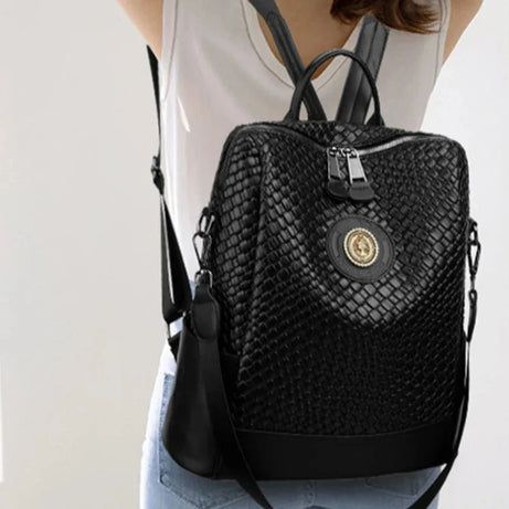 Sac à Main et à Dos Femme Raffiné et Élégant Noir
