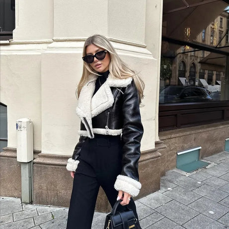 Doppelseitige Kurzjacke für Damen