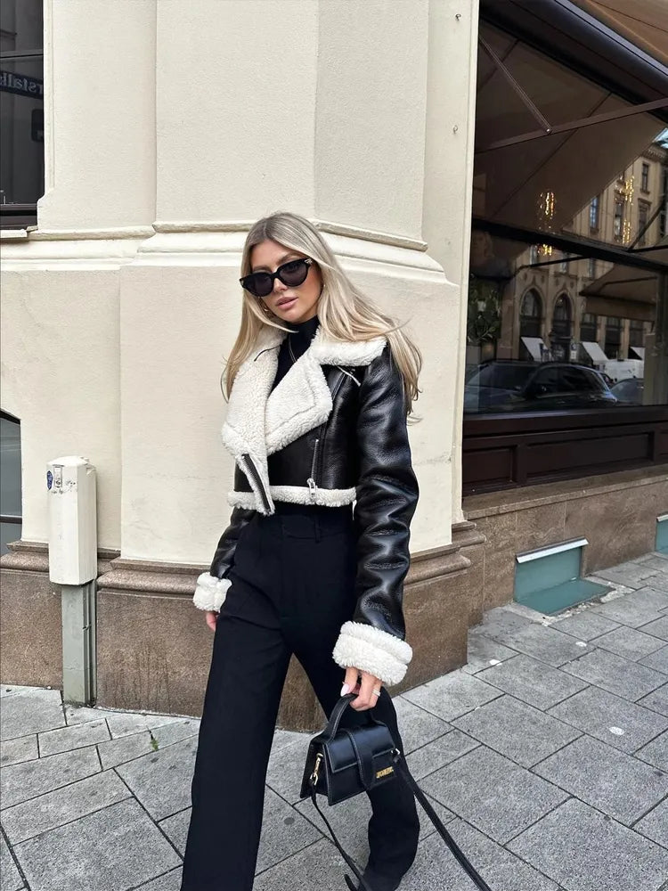 Doppelseitige Kurzjacke für Damen