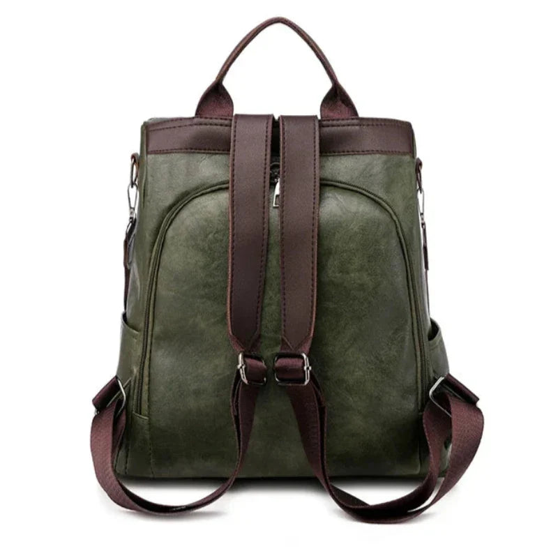 Sac à Main et à Dos Femme Élégant Kaki