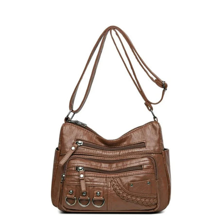 Besace en Cuir Femme Vintage