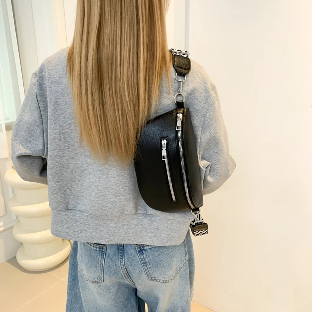 Sac à main banane pour femme avec bandoulière