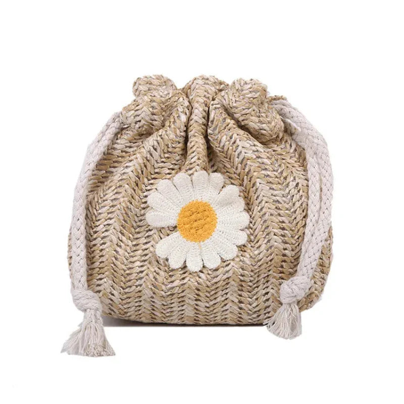 Sac Femme Bourse avec Pâquerette