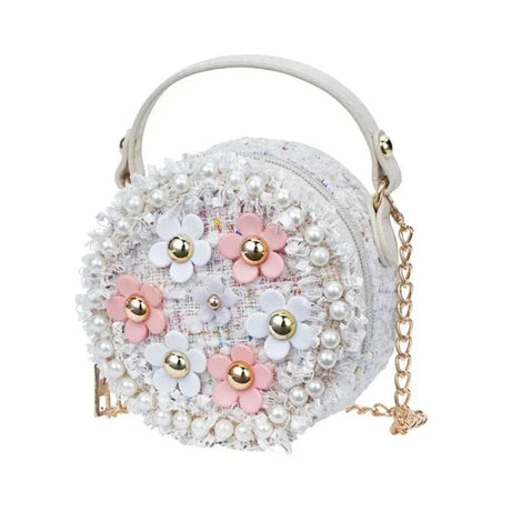 Sac à main fillette perle