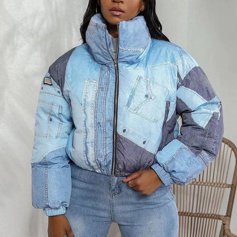 DOUDOUNE EN DENIM DOUBLE DUVET