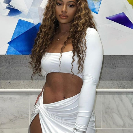 Susi - Robe de soirée Maxi Ajourée pour Femme