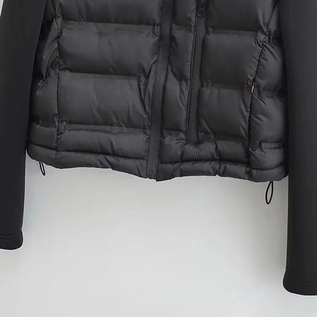 Veste à patte zippée à manches longues pour femmes