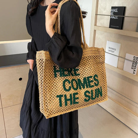 Sac à main été paille