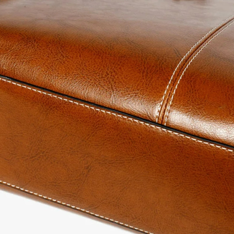 Sac à Main en Cuir Marron