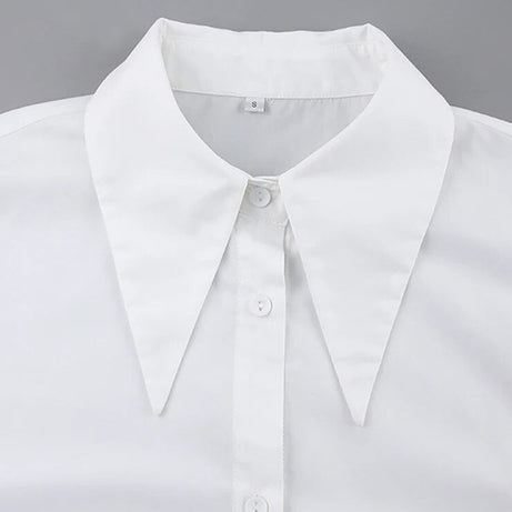 Weiße Schnürbluse für Damen Otten