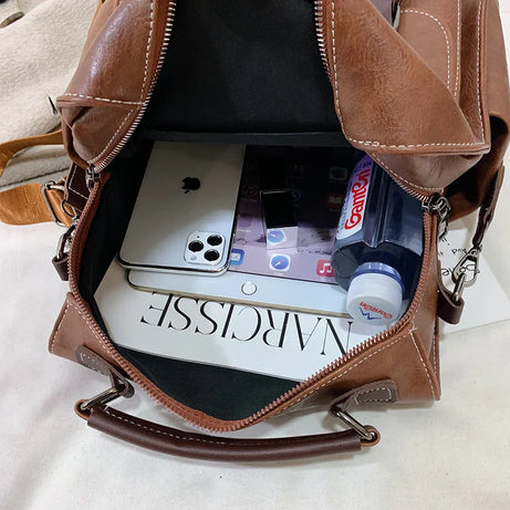 Sac Cartable Femme de Style Vintage