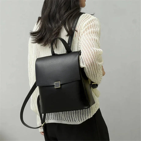 Sac à Dos Cartable Raffiné et Minimaliste