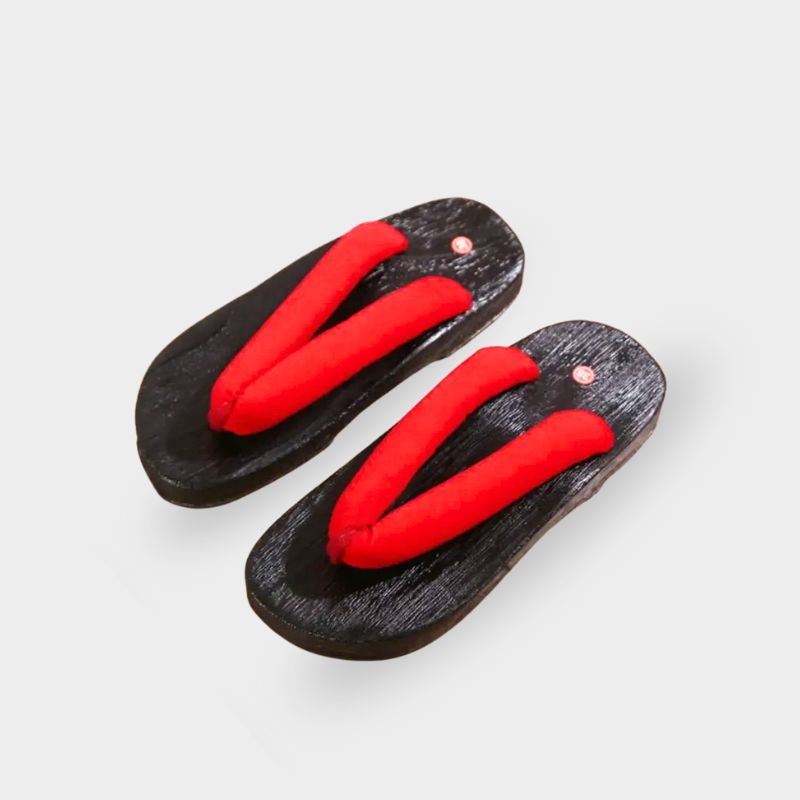 Sandale Japonaise Style Tong en Bois Unisexe