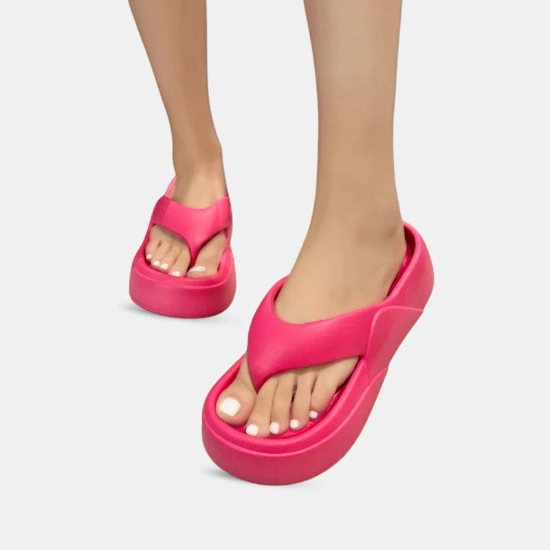 Sandale Plateforme Femme Design Style Tong