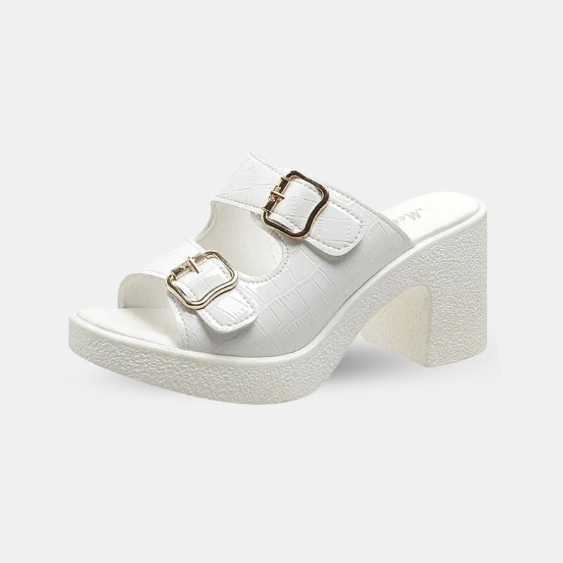 Sandale Sabot Femme Ouverte avec Talon