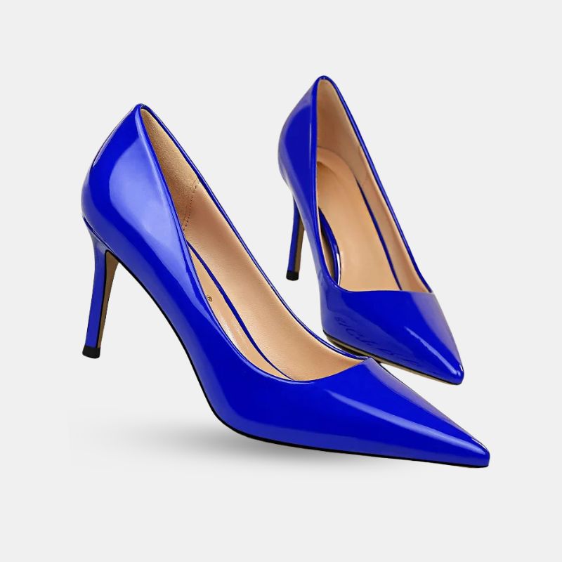 Sandale Talon Femme 7 - 10 cm Brillante de Style Escarpin