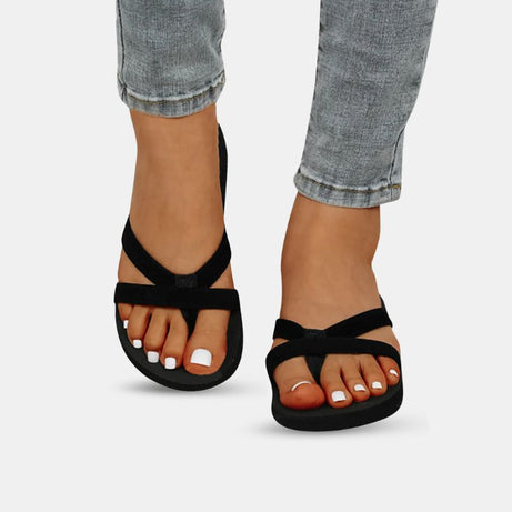 Sandale Tong Femme Compensée et Design