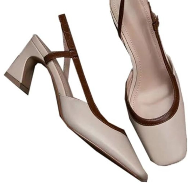 Sandales Dorées à Talons Carrés Élégants
